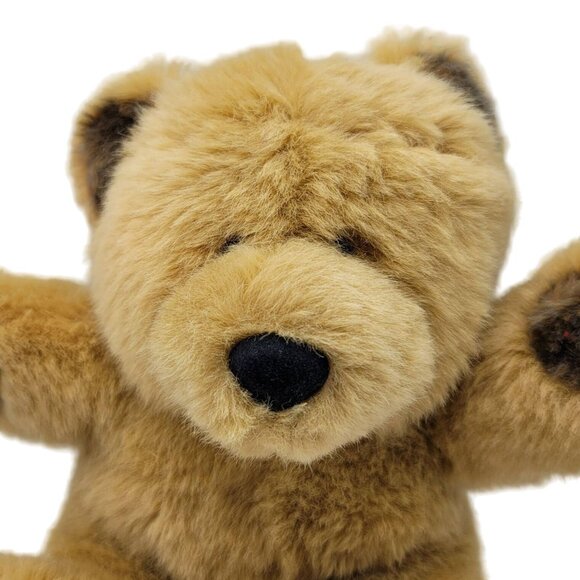 2/$15 Dan Dee Classic Teddy Bear Plush Brown 13" Dark Brown Paws Ears Black Nose - Picture 2 of 9